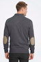 Guelph Anthracite 100% Cotton Short Zipper Sweater - 4