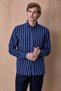 Esrum Navy Blue 100% Cotton Shirt - 5