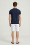 Martin Men's Navy Blue Custom Fit T-shirt - 6