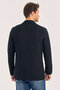 Trımpul Men's Navy Blue Custom Fit Buttoned Jacket - 6