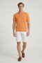 Ormes Orange 100% Cotton Polo Knitwear T-Shirt - 2