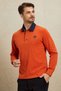 Alezio Orange 100% Cotton Sweatshirt - 5
