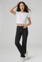 Laetitia Black Soft Textured Sweat Pants - 2