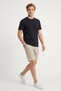 Scorce Black 100% Cotton Crew Neck Mercerized T-Shirt - 2