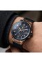 Navy Blue Cord Rose Gold Case Functions Active Waterproof Sb.5.1113.2 Men Wristwatch - 2