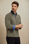 Alezio Khaki 100% Cotton Sweatshirt - 6
