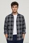 Arreso Navy Blue 100% Cotton Shirt