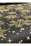 New Year Winter Black Gold Snowflake 2-Piece Double-Sided Throw Pillow Cover 43X43 Liquid Repellent Stain-Resistant - 9