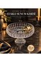 Cut Crystal Round Standing Presentation Bowl 22 Cm Salad Presentation Bowl - 5