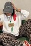 Women's Premium Fabric 3 Thread Raster Alien Printed Sweatshirt