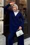 Maça Drawstring Knitwear Set Navy Blue - 2