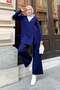 Maça Drawstring Knitwear Set Navy Blue - 4