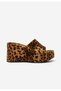 Papuci cu platformă Wilya leopard - 3