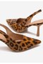 Pantofi slingback Nomalisa leopard - 5