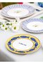 Fish Pasta Plate Set of 6 19 cm - 4