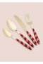 Joy Cutlery Set Pink Gold 24 Pieces - 3
