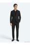 Black Micro Modern Fit Suit - 3