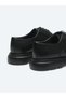 Black Leather Classic Shoes - 5