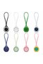 Boyol Pop Bag Charm Watch with Strap Analog Watch Octagonal Design Unisex Bag Accessory - 6