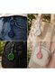 Boyol Pop Bag Charm Watch with Strap Analog Watch Octagonal Design Unisex Bag Accessory - 3