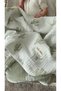 4 Layer Jacquard Muslin Blanket 110x110 cm Cactus Pattern Green - 4