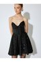 X Sibil Çetinkaya - Sequined Mini Sweetheart Neckline Evening Dress - 2