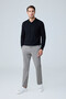 Men's Premium Polyamide Fabric Comfort Fit Jogger Mink Trousers - 252Dngr