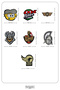 20-Piece Iron-On Woven Patch Set for Boys, Bulk (20 Pieces) - 4