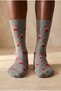 Men's Dog Socks Gray - 2