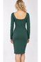 Rochie mini cu guler decoltat - 3