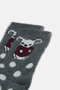 Fluffy Bear Dots Soket Çorap - 5