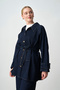 Women's Double Button Long Blouse Jeans Pants Set - 5