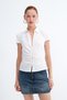 Buttoned Short Sleeve Shirt G8419 - 4