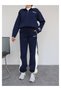 Double Color Hooded Tracksuit Set - 4