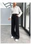 Comfortable Pleated Palazzo Trousers