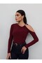 Metal Detailed Asymmetrical Blouse E.H Collection - 4