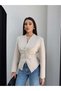 Waist Tie Detailed Blazer Jacket - 3