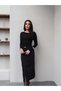 Belted Slit Pencil Skirt - 3