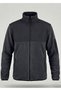 Full Zipper High Collar Garnished Anthracite Softshell Fleece Jacket - 2