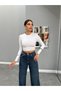Darkblue Tasseled Wide Leg Jeans - 3