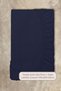 Basic Elastic Sheet Set Single Size 100X200+28 Navy Blue - 3