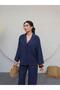 Shirt Collar Tencel Trouser Set - 2