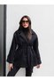 Tie-Up Short Cashmere Coat - 4