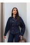 Waist-Tied Denim Jacket Set - 4