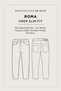 Men's Beige Plain Washed 100% Cotton Roma Crop Slim Fit Jean Trousers A61Y3518 - 8