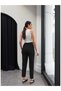 High Waist Pleated Carrot Pants - 5