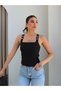 Staple-Accessory Strap Blouse