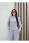 Padded Waist Tie-Up Tracksuit Set - 2