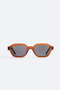 Brown Square Frame Sunglasses B008801