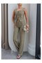 Eyelet Detailed Corset Blouse Linen Set - 3